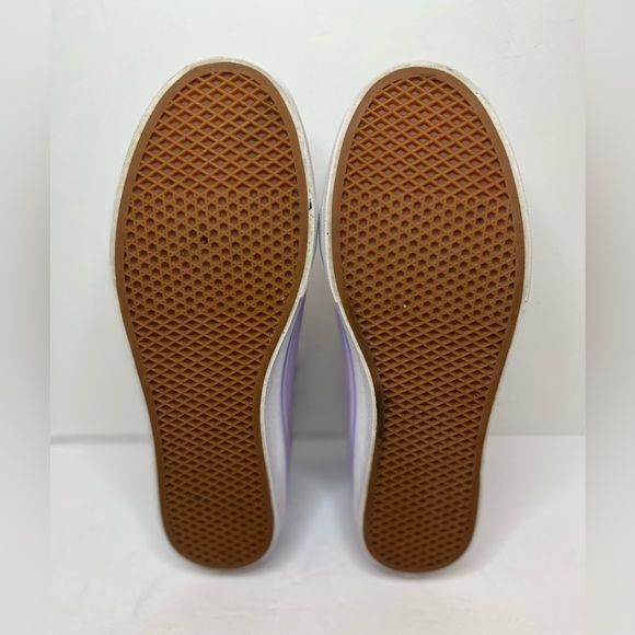 VANS Off The Wall High Top Skate Shoes Mens 7.5 Womens 9 Purple EUC - Picture 7 of 8